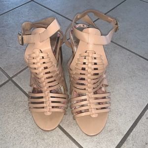 Nude Madden Girl Heels Size 9.5